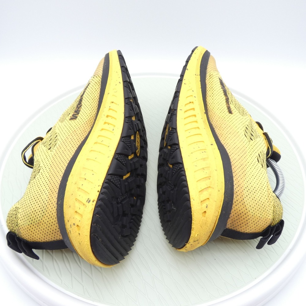 Keen WK400 Walking 1027061 Mens 10 Shoes Yellow Black Lace Up Athletic Sneakers - Picture 4 of 9